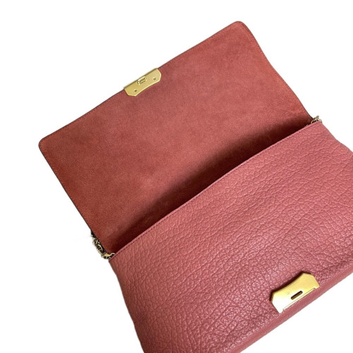 Burberry Shoulder Bag Grained Calfskin New Rosette