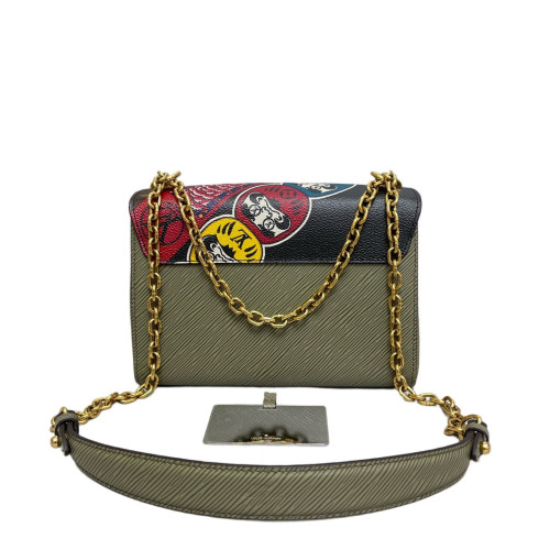 Louis Vuitton X Kansai Yamamoto Kabuki Twist MM Monogram Brown Red Green