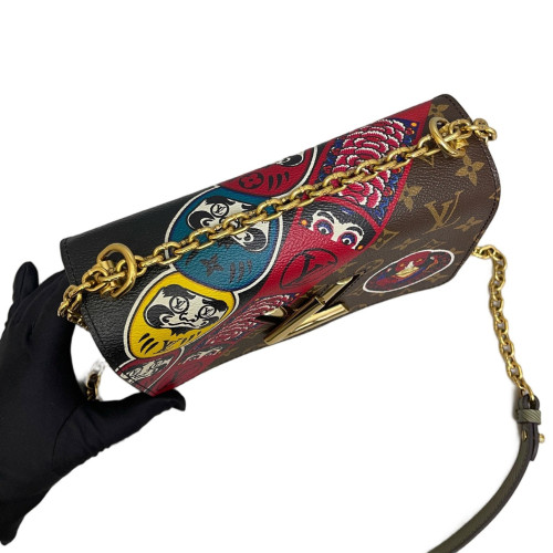 Louis Vuitton X Kansai Yamamoto Kabuki Twist MM Monogram Brown Red Green