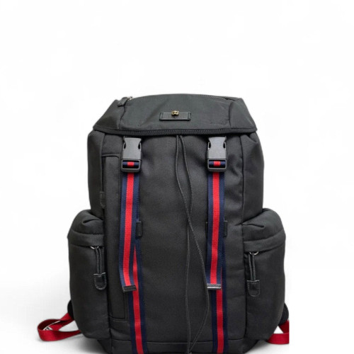 Gucci Flap Backpack Nylon Black