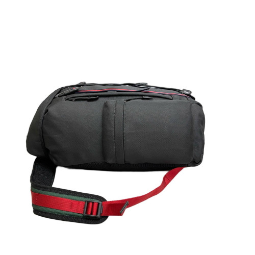 Gucci Flap Backpack Nylon Black