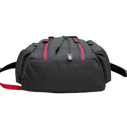 Gucci Flap Backpack Nylon Black