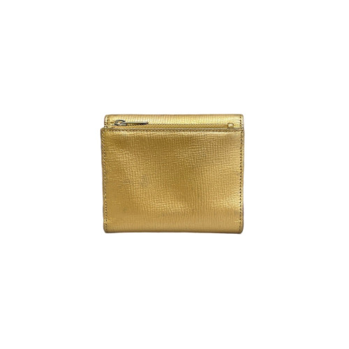 Dior Compact Wallet Calfskin Gold