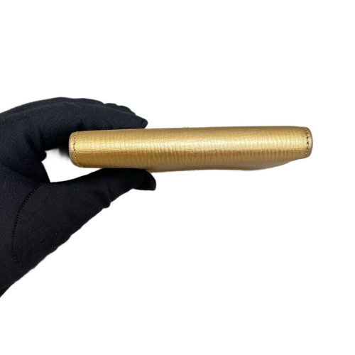 Dior Compact Wallet Calfskin Gold