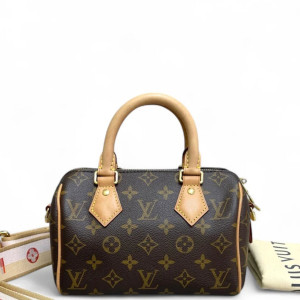 Louis Vuitton Speedy Bandouliere 20 Monogram Brown Louis Vuitton Speedy Bandouliere 20 Monogram Brown