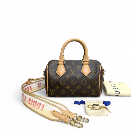 Louis Vuitton Speedy Bandouliere 20 Monogram Brown