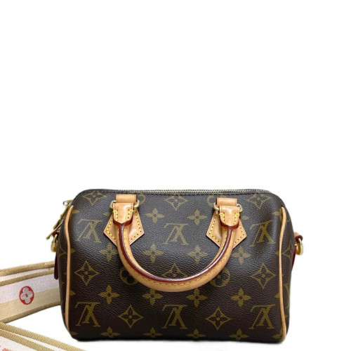 Louis Vuitton Speedy Bandouliere 20 Monogram Brown