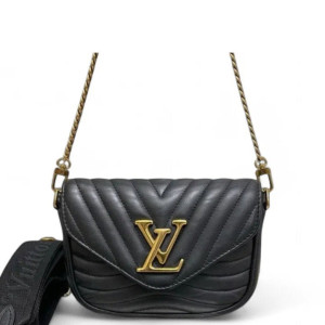 Louis Vuitton New Wave Multi Pochette Calfskin Black