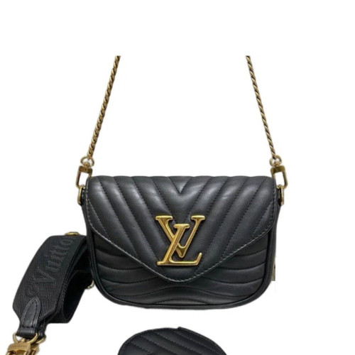 Louis Vuitton New Wave Multi Pochette Calfskin Black