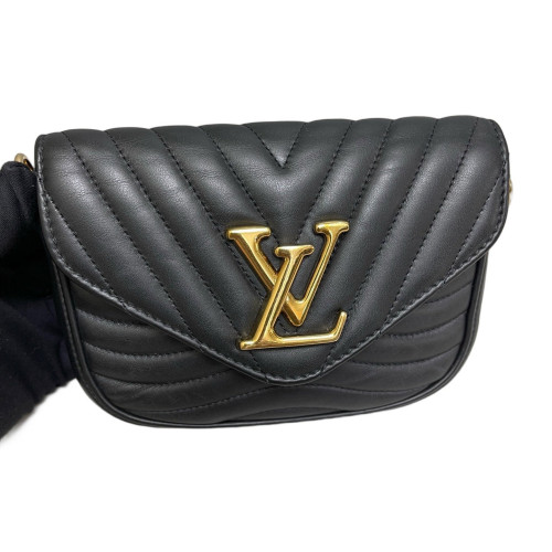 Louis Vuitton New Wave Multi Pochette Calfskin Black