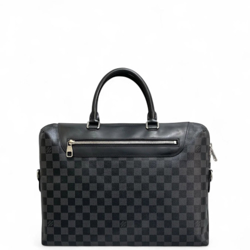 Louis Vuitton Porte Documents Jour Damier Graphite Black