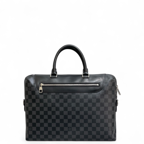 Louis Vuitton Porte Documents Jour Damier Graphite Black