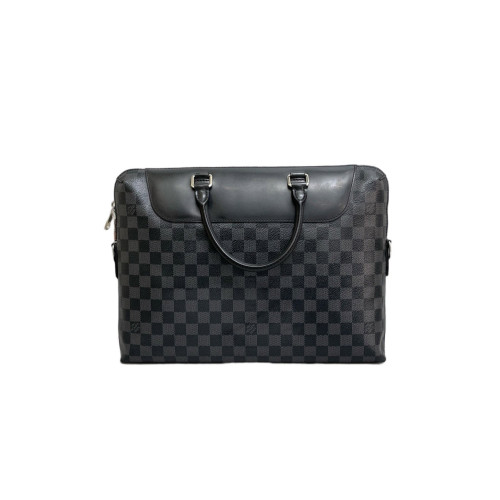 Louis Vuitton Porte Documents Jour Damier Graphite Black