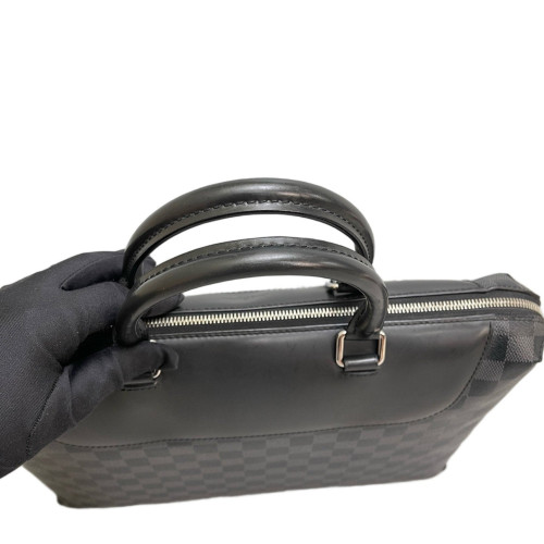 Louis Vuitton Porte Documents Jour Damier Graphite Black