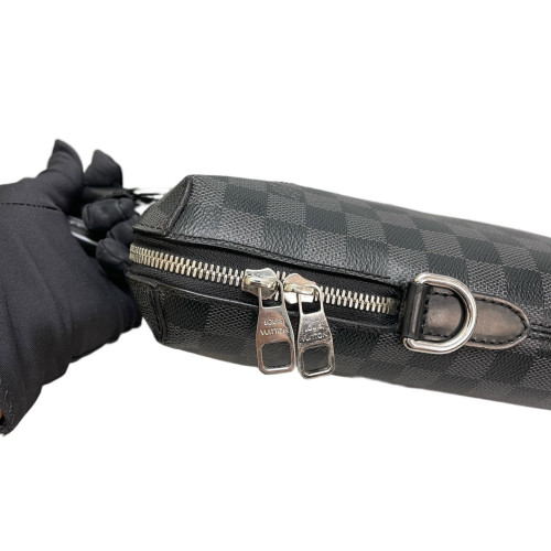 Louis Vuitton Porte Documents Jour Damier Graphite Black