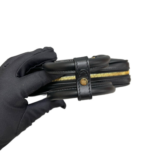 Miu Miu Mini Arcadie Calfskin Black