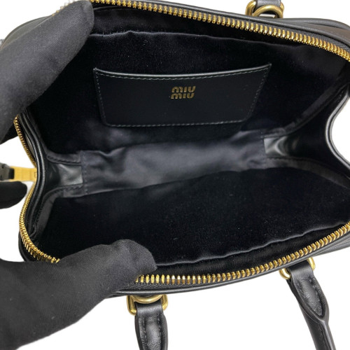 Miu Miu Mini Arcadie Calfskin Black