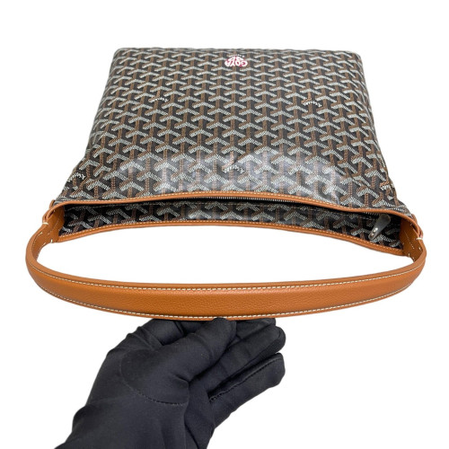 Goyard Boheme Hobo Goyardine Tan Goyard Boheme Hobo Goyardine Tan