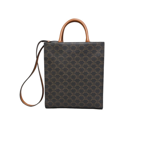 Celine Small Vertical Cabas Triomphe Tan