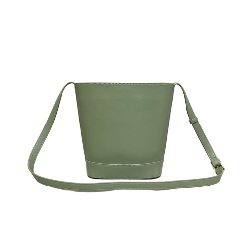 Celine Triomphe Bucket Bag Small Calfskin Green Celine Triomphe Bucket Bag Small Calfskin Green