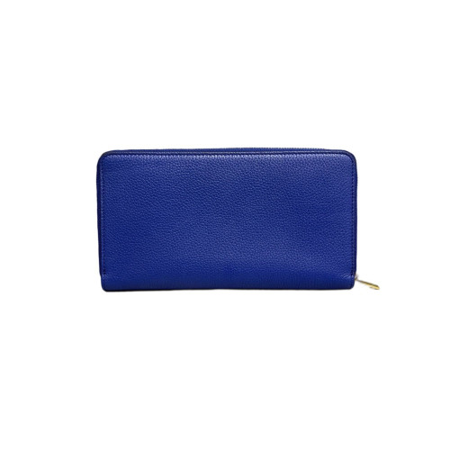 Celine Continental Wallet Grained Calfskin Blue