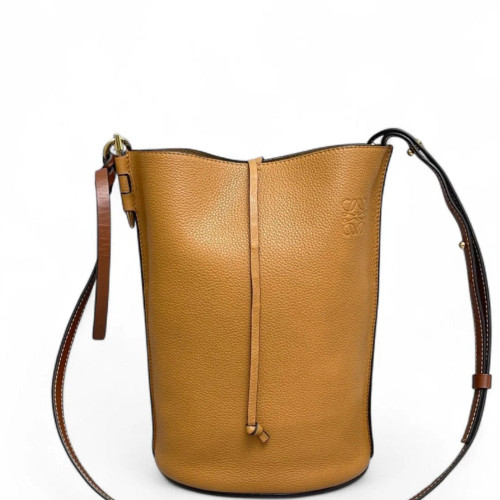 Loewe Bucket Grained Calfskin Tan