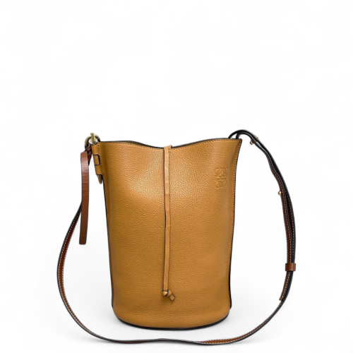 Loewe Bucket Grained Calfskin Tan