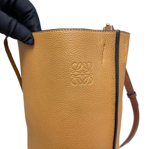Loewe Bucket Grained Calfskin Tan