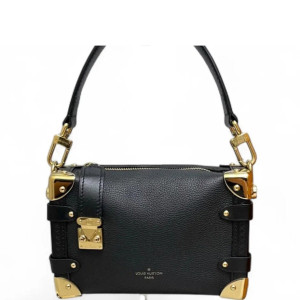 Louis Vuitton Side Trunk Pm Calfskin Black