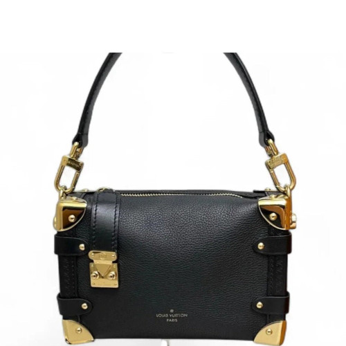 Louis Vuitton Side Trunk Pm Calfskin Black
