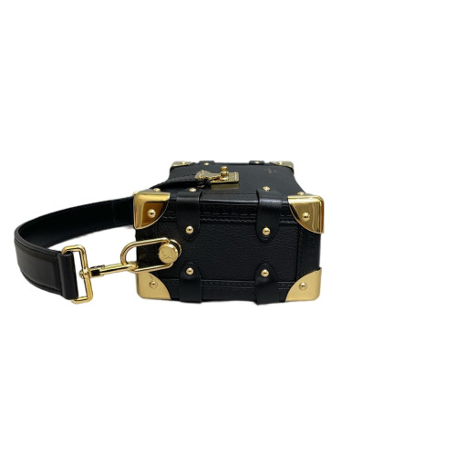 Louis Vuitton Side Trunk Pm Calfskin Black
