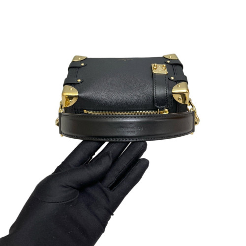 Louis Vuitton Side Trunk Pm Calfskin Black