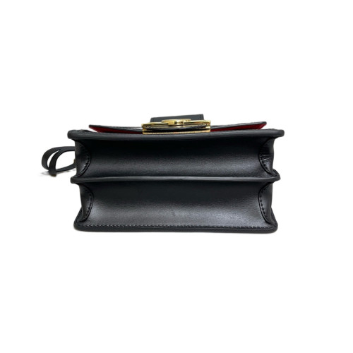 Louis Vuitton Dauphine Mini Monogram Macassar Brown Black Red