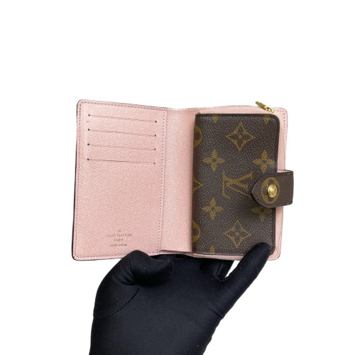 Louis Vuitton Compact Wallet Monogram Pink Louis Vuitton Compact Wallet Monogram Pink