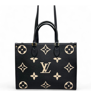 Louis Vuitton Onthego MM Empreinte Monogram Giant Black White