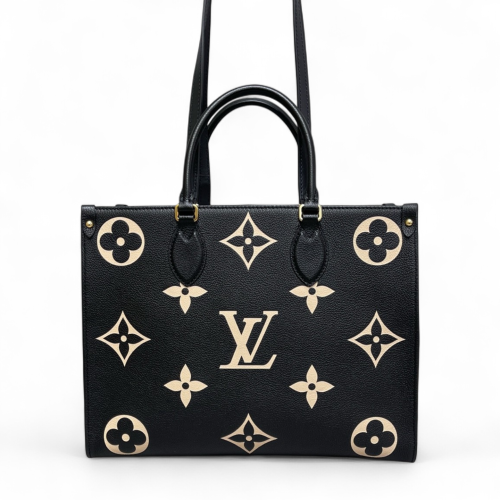Louis Vuitton Onthego MM Empreinte Monogram Giant Black White