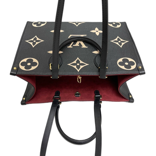Louis Vuitton Onthego MM Empreinte Monogram Giant Black White