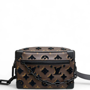 Louis Vuitton Mini Soft Trunk Monogram Brown Black