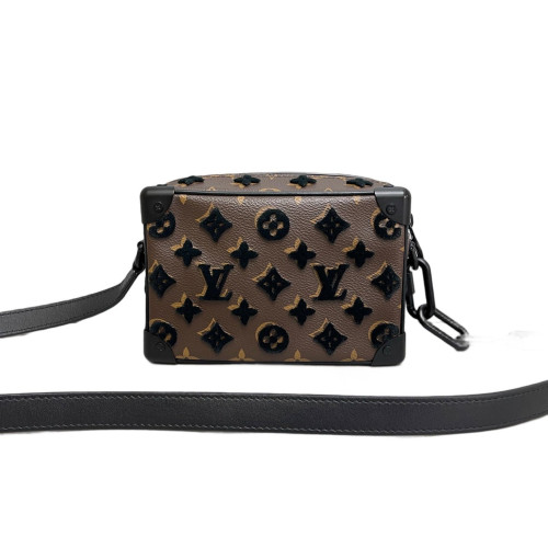 Louis Vuitton Mini Soft Trunk Monogram Brown Black