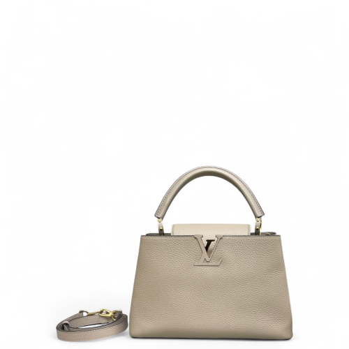 Louis Vuitton Capucines PM Calfskin Grey
