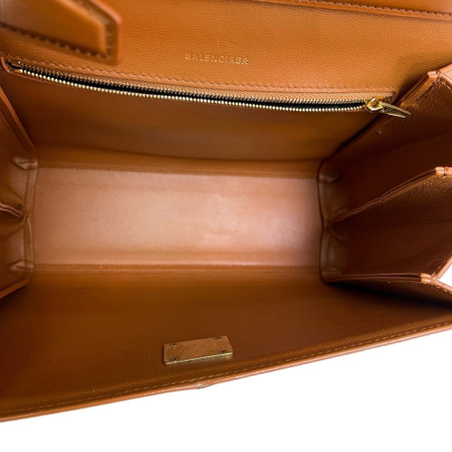Balenciaga Crossbody Bag Smooth Calfskin Tan