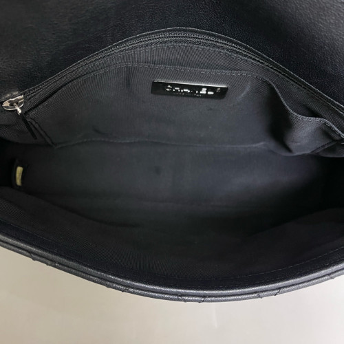Chanel Quilted Flap Bag Calfskin Black