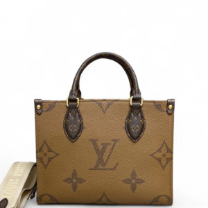 Louis Vuitton Onthego PM Reverse Monogram Giant Brown