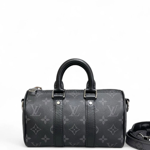 Louis Vuitton Keepall 25 Monogram Eclipse Black