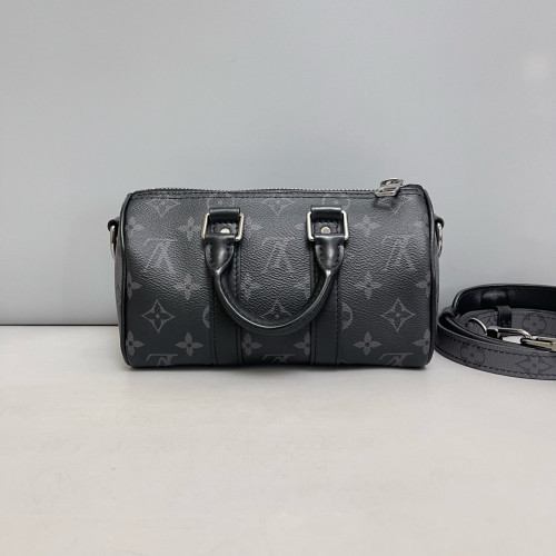 Louis Vuitton Keepall 25 Monogram Eclipse Black