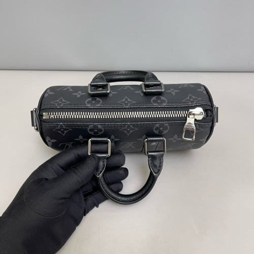 Louis Vuitton Keepall 25 Monogram Eclipse Black