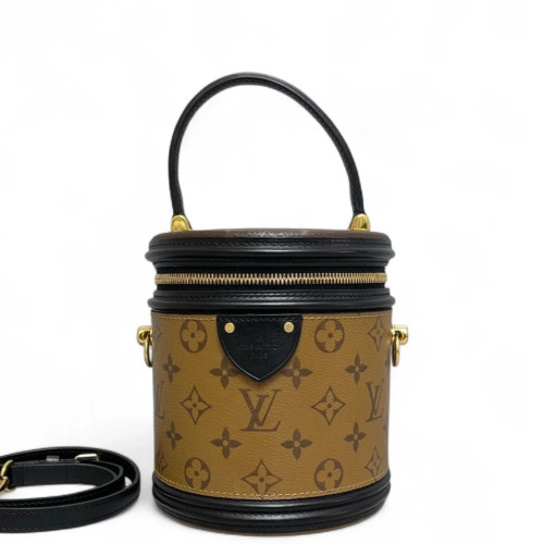 Louis Vuitton Cannes Reverse Monogram Brown Black