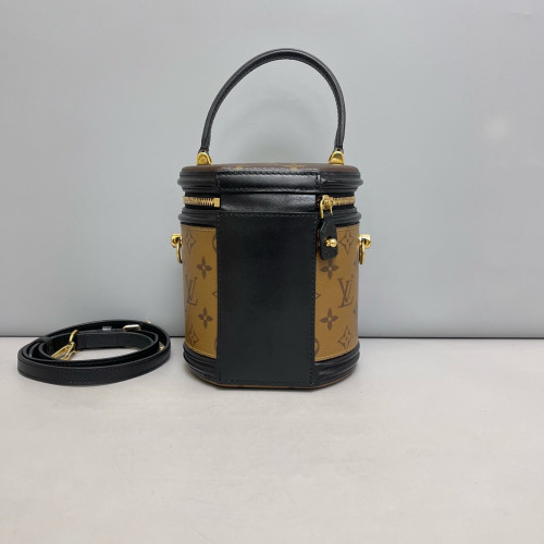 Louis Vuitton Cannes Reverse Monogram Brown Black