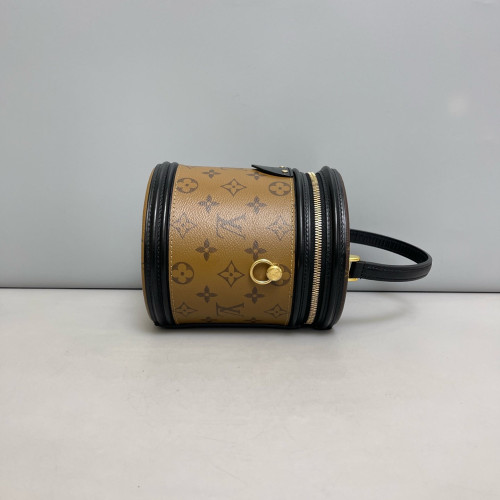 Louis Vuitton Cannes Reverse Monogram Brown Black