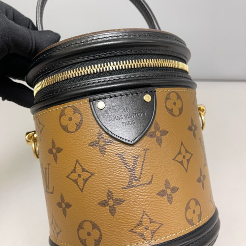 Louis Vuitton Cannes Reverse Monogram Brown Black